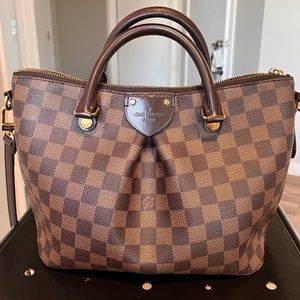 AUTHENTIC Louis Vuitton Siena PM - Damier Ebene Canvas